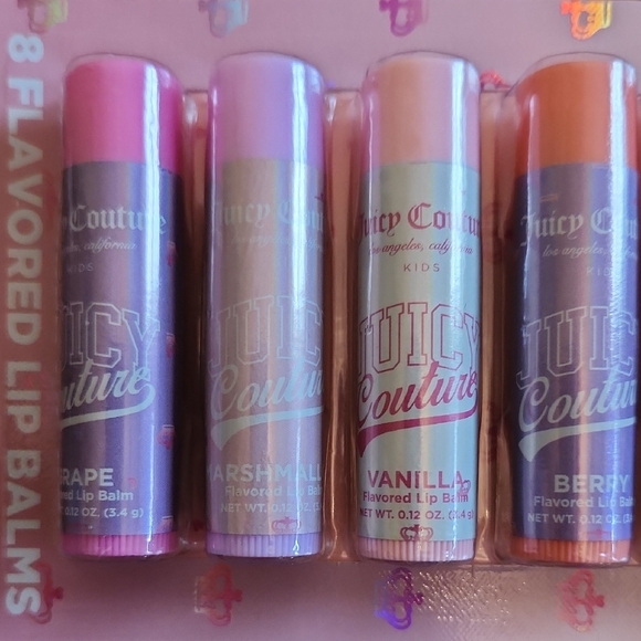 Juicy Couture Lip Balm Set Of 8 New In Pack - Picture 2 of 5